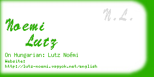 noemi lutz business card